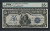 USA 1899年 5ドルSilver Certificate アメリカPMG社35グレーディング済