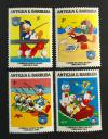 ディズニー切手 アンティグア・バーブーダ ドナルドダック6種セット