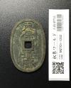天保通宝/穴銭 背 當百 1835年代(天保6年)日本古銭 美品-1282