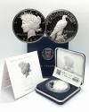 USA ピースダラー 1ドル プルーフ銀貨 2024年銘 純銀 マークS 量目 26.7g 完未品