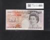 英国/イギリス 1992年 エリザベス女王像 10ポンド紙幣 DD42 609666 極美品