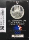 USA 1ドル銀貨/聖火塔 1984年/ロサンゼルスオリンピック記念銀貨 未使用