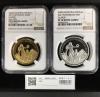 スイス射撃祭 2017年 50Fr銀 500Fr金 金銀2枚セット NGC-PF70UC高得点