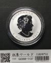 カナダ 5ドル メイプルリーフ銀貨 2017年銘 1オンス カプセル入り 未使用-1137