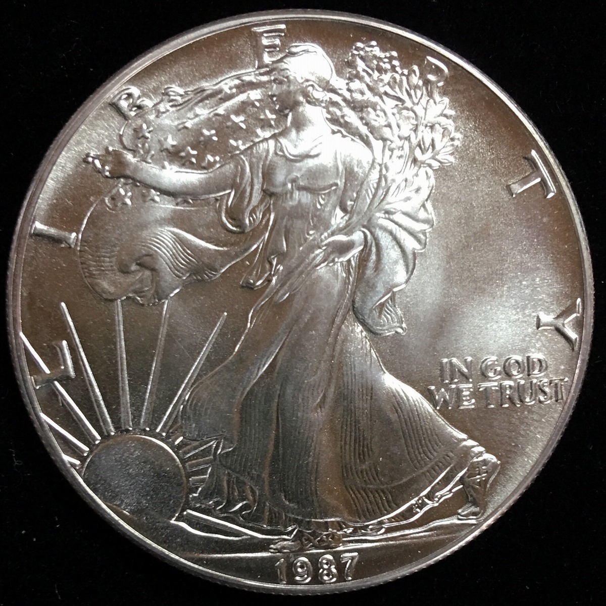 アメリカ銀貨 イーグル1オンス銀貨 1987年 | 収集ワールド
