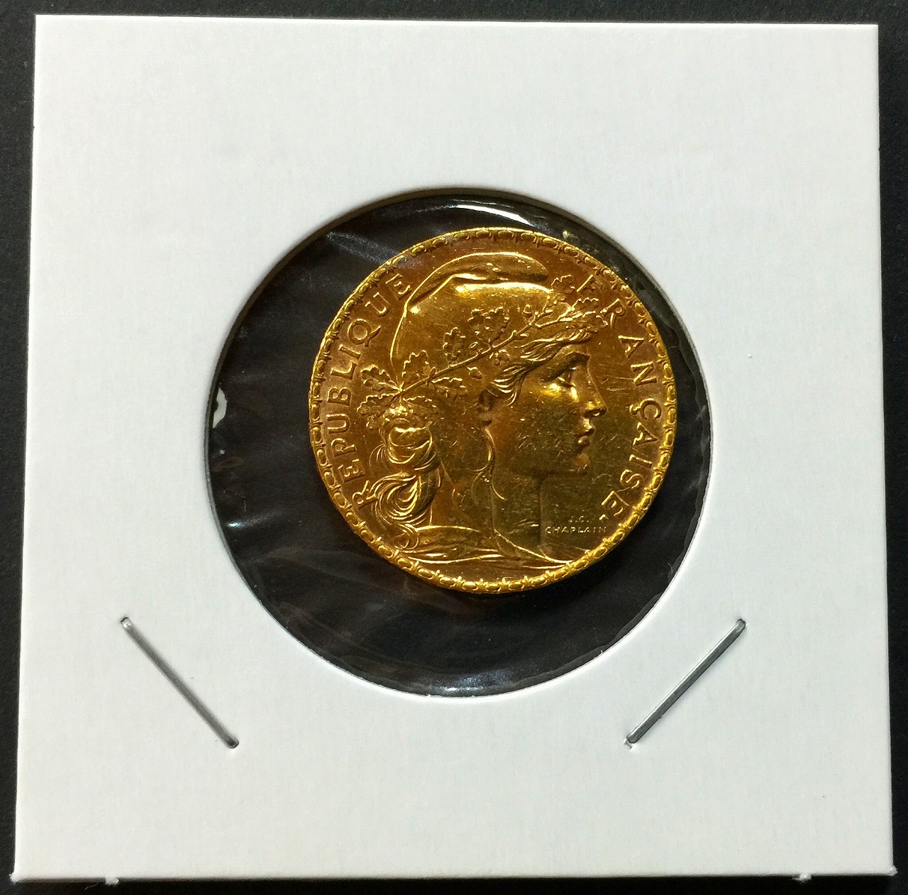 フランス金貨 1908年 20 FRANCS 5.5g | 収集ワールド