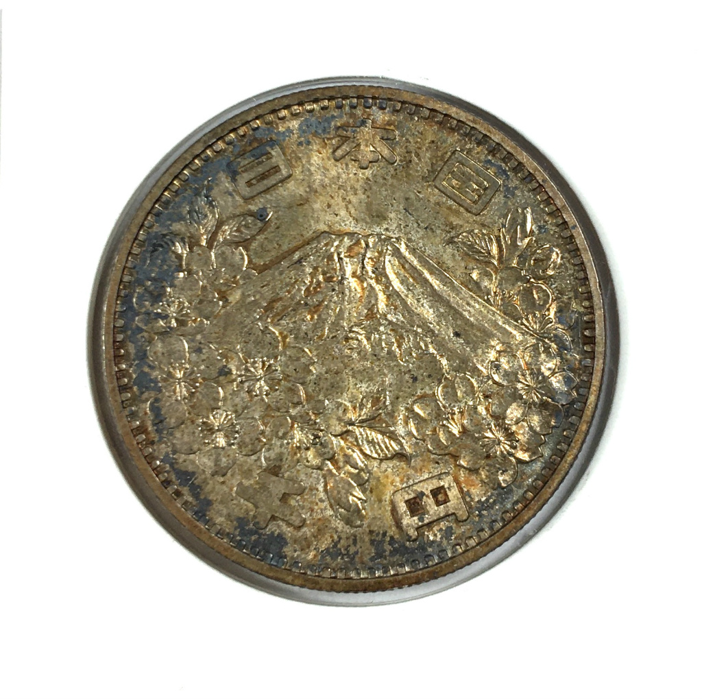記念銀貨1964年東京オリンピック記念 1000円銀貨 富士山と桜 極美品