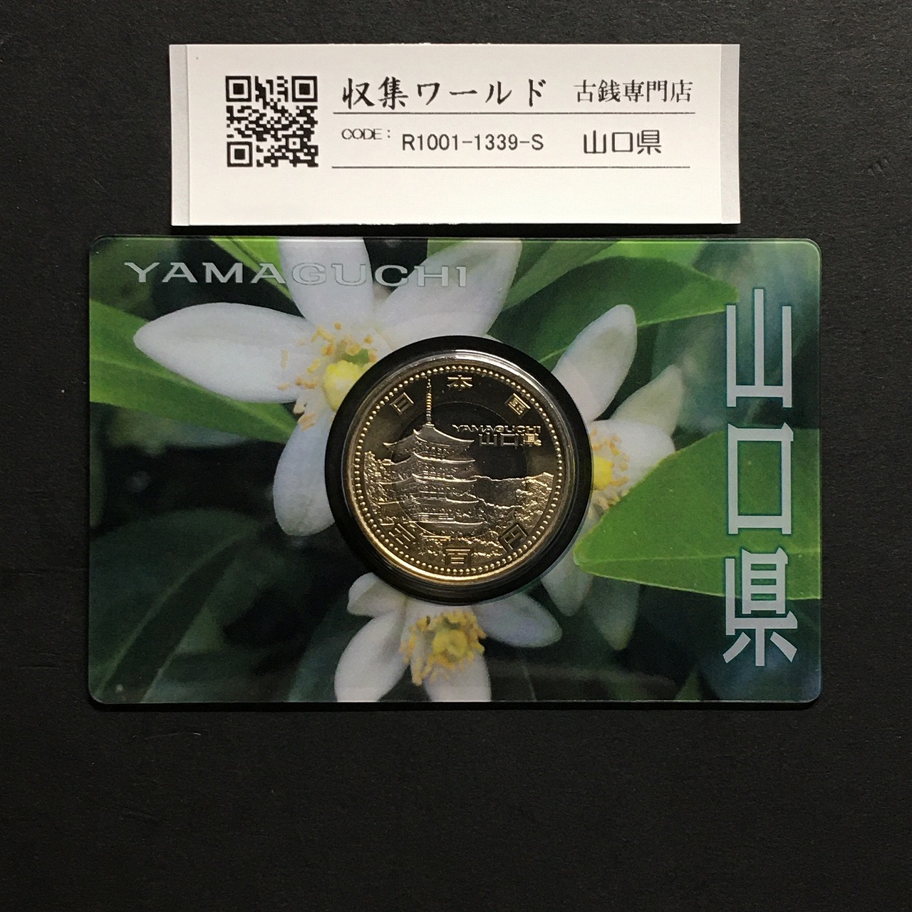 500円バイカラークラッド貨 地方自治法施行60周年記念 山口県 カード型