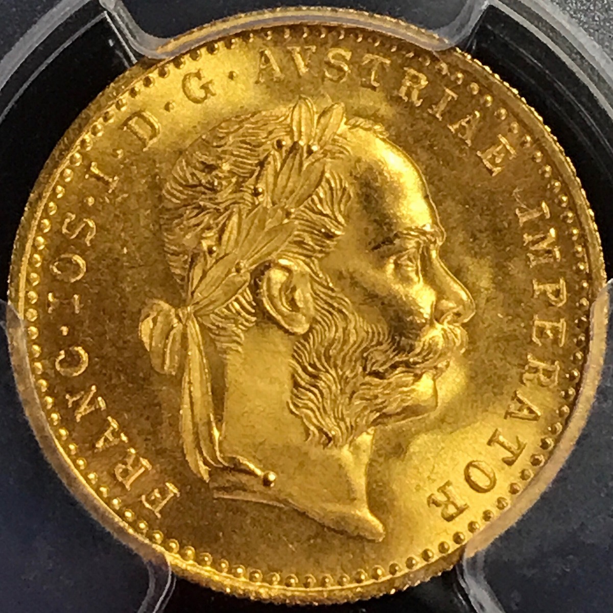 オーストリア金貨 Ducat 1915年 PCGS MS67